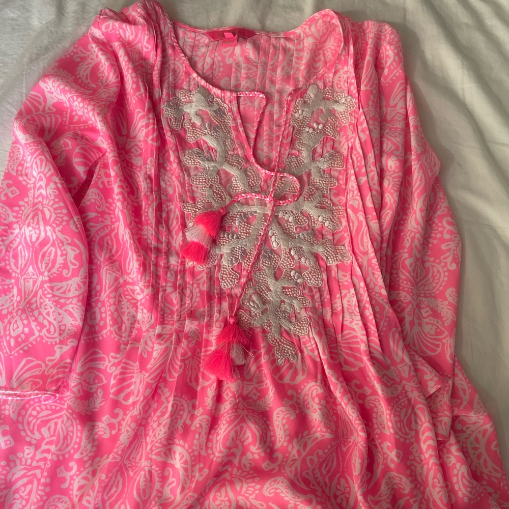 Lilly Pulitzer Danika Tunic with Tassel XL